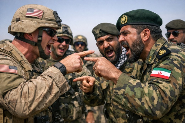미군이 이란군이 중동에서 작전 중인 미군 항공모함 에이브러햄 링컨호를 무력화했다고 주장하자 이를 즉시 부인했다. /챗GPT 생성 이미지