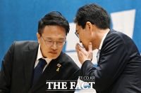  대화 나누는 박주민-정원오 서울시장 예비후보 [포토]