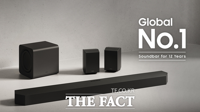 삼성전자가 글로벌 사운드바 시장에서 12년 연속 1위를 달성하며 오디오·비주얼 분야의 리더십을 굳건히 했다. /삼성전자