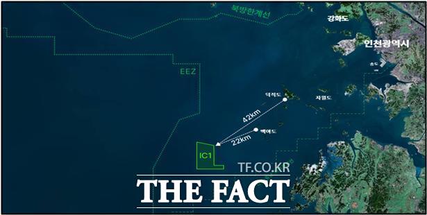 인천시 공공주도 해상풍력 위치도. /인천시