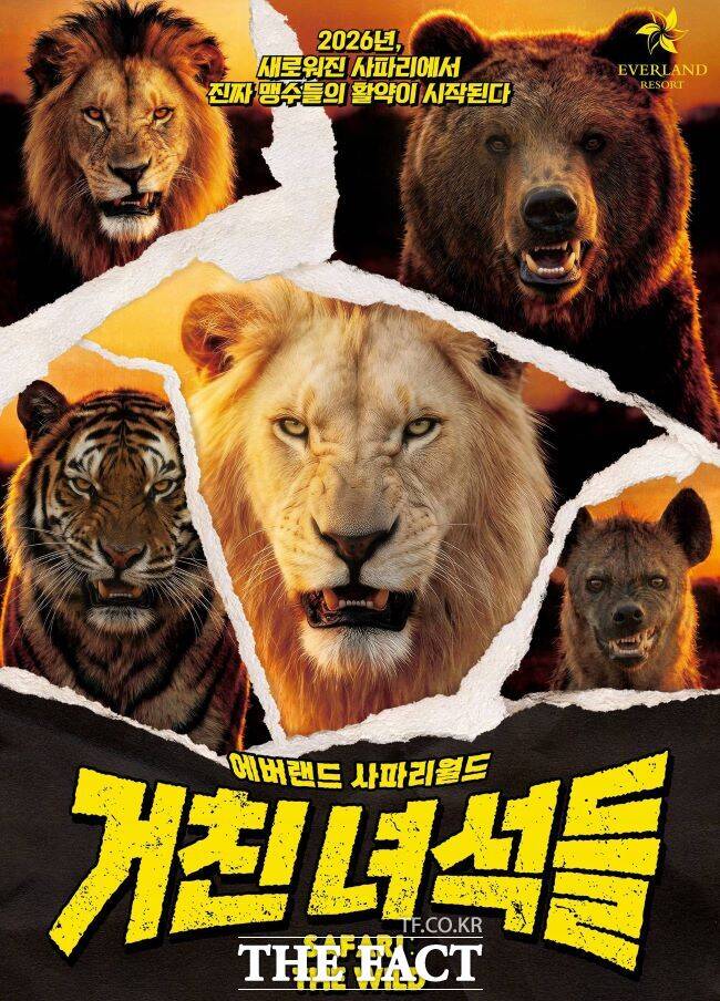 에버랜드 사파리월드 홍보물. /에버랜드