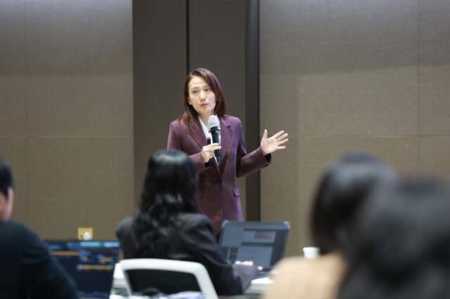이수형 한국은행 금융통화위원이 17일 오전 서울시 중구 한국은행 별관에서 열린 기자간담회에서 발언하고 있다. /한국은행