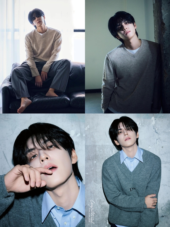 밴드 데이식스 키보디스트 원필이 첫 번째 솔로 미니앨범 'Unpiltered'의 콘셉트 이미지 4종을 공개했다./JYP엔터테인먼트