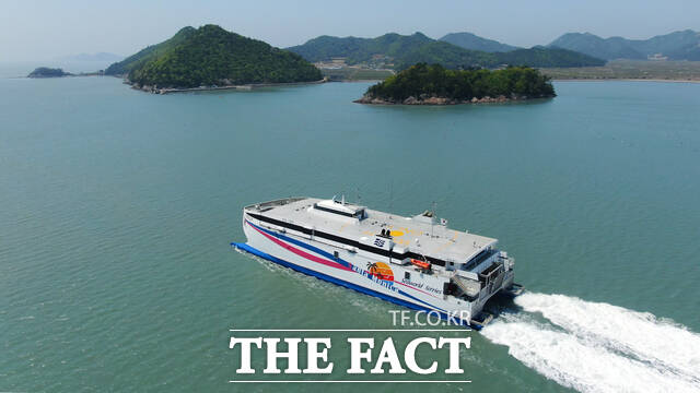 여객선 산타모니카호 모습. /진도군