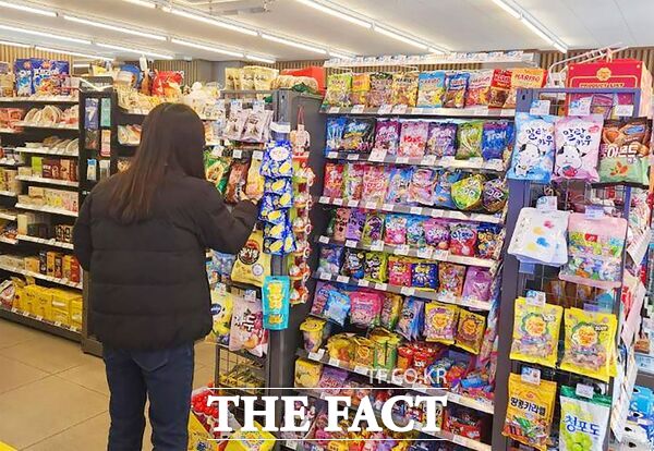 대전시 대덕구가 어린이와 노인 등 취약계층의 먹거리 안전 확보를 위해 위생 점검과 피해 예방 활동을 추진한다. 사진은 대덕구 직원이 어린이 기호식품 판매업소를 방문해 어린이 기호식품 안전 점검을 진행하고 있다. /대덕구