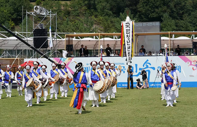 국립청년연희단 공연 모습. /영주시