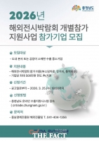  충남경제진흥원, 2026년 해외전시박람회 개별 참가 기업 모집