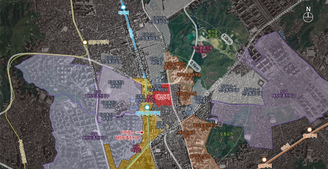 대상지는 지하철 4호선 미아사거리역 역세권이지만 주거지 노후화, 기반시설 부족 등으로 개선 필요성이 제기돼 왔다. /서울시