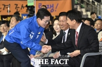  악수하는 오세훈-정원오 [포토]