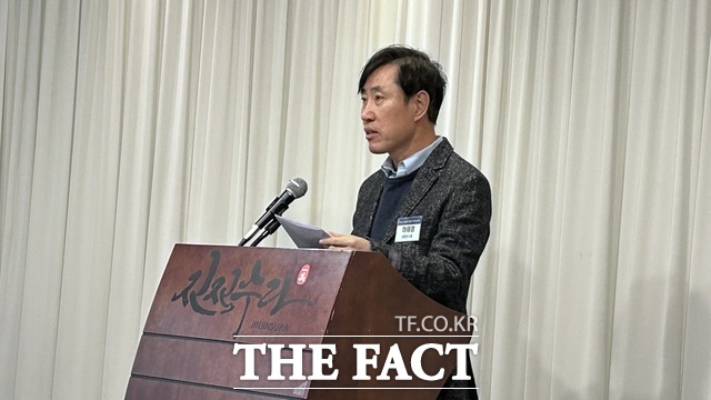 하태경 보험연수원장이 디지털자산심의위원회의 중요성을 강조했다. /김정산 기자