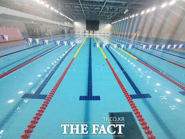 당진교육지원청 당진학생수영장 내부 모습. /당진교육지원청