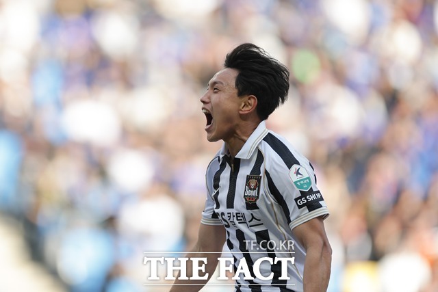 FC 서울의 3연승 결승골을 기록한 조영욱./K리그