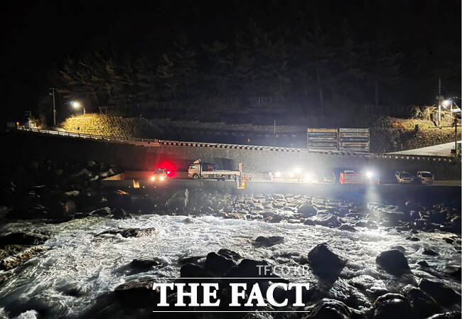 경북 울릉군 북면 천부 해안가에서 60대 실종자가 발생해 수색작업을 진행 중이다. /독자 제공