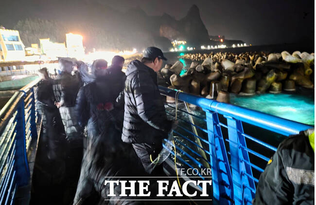 경북 울릉군 북면 천부 해안가에서 60대 실종자가 발생해 수색작업을 진행 중이다. /독자 제공