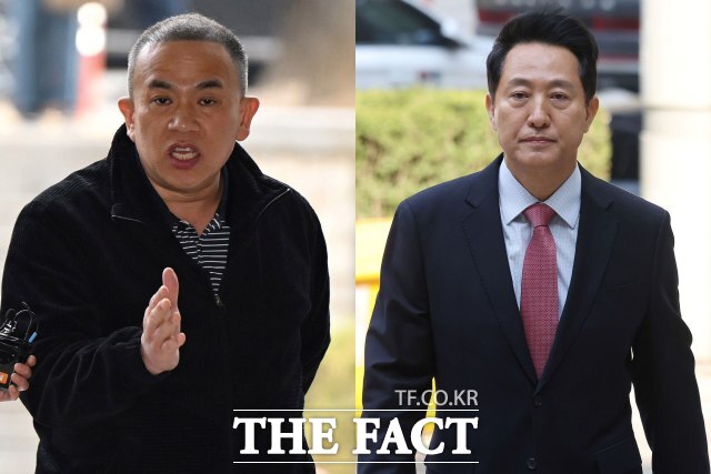 정치브로커 명태균 씨가 오세훈 서울시장이 지난 2021년 서울시장 보궐선거를 앞두고 당시 경선 후보였던 나경원 국민의힘 후보를 이기는 여론조사 결과가 필요하다는 취지로 말했다고 주장했다. /송호영 기자