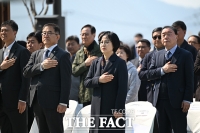  강동구 자원순환센터 개관식 참석한 이수희 강동구청장 [포토]