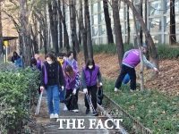  대전시 서구 만년동, 새봄맞이 거리 쓰레기 줍기 캠페인
