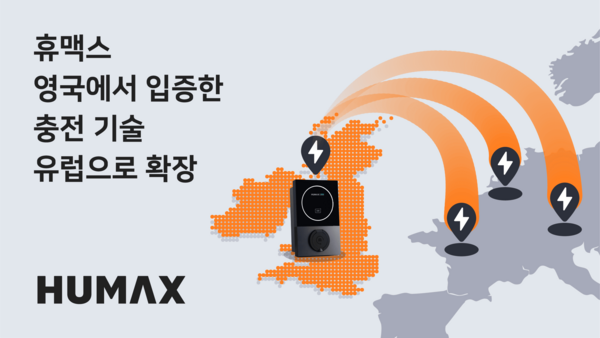 휴맥스가 영국에서 전기차 충전 기술 인증을 받아 유럽 시장 확대의 기반을 다지고 있다. /휴맥스