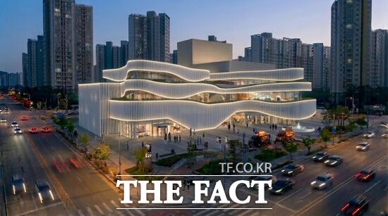 파주시가 GTX 역세권 문화시설 용지에 새로 조성할 계획인 '(가칭)운정중앙역 문화공연 콤플렉스'의 조감도. /파주시