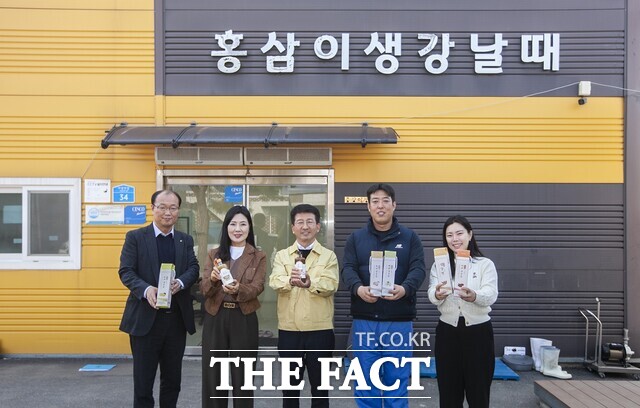 23일 완주군 용진읍에 위치한 홍삼이생강날때 기업에서 전북바이오융합산업진흥원의 현장 방문이 이뤄졌다. /전북바이오진흥원