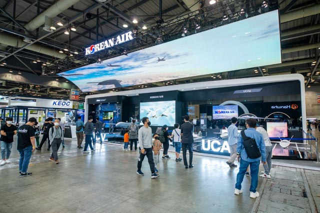지난 2022년 열린 DX KOREA에서 관람객들이 대한항공 부스를 방문하고 있다. /DX KOREA 2026 조직위원회