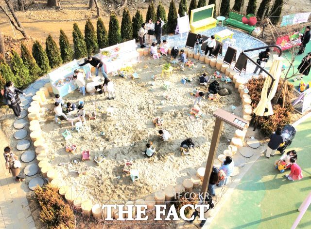 과천지식정보타운 근린공원4 재정비 모습. /과천시