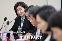  코로나19 백신피해자가족과 간담회 갖는 이수진 복지위 간사 [포토]