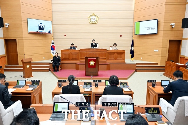 보령시의회가 25일 제273회 임시회 제1차 본회의를 개회하고 있다. /보령시의회