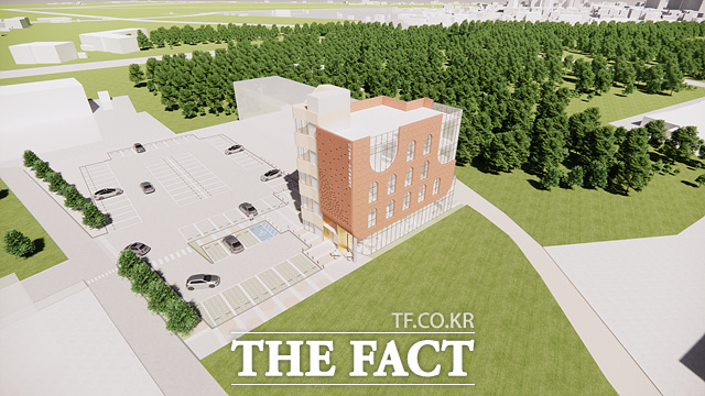 2028년 2월 개소 예정인 익산시 모아복합센터 조감도. /익산시