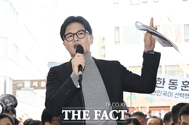 국민의힘이 국회 '윤석열 정권 정치검찰 조작기소 의혹 사건 진상규명 국정조사특별위원회' 일반 증인으로 한동훈 전 대표를 신청할 방침이다. /박헌우 기자