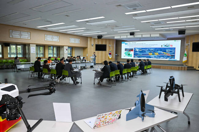 25일 영주시가 드론특별자유화구역 조성사업 착수 보고회를 개최했다. /영주시