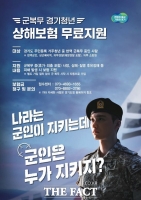  경기도, 군복무 청년에 '최대 5000만 원' 상해보험 지원