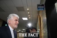  '중동사태 현안 논의' 국회 외통위 찾은 주한이란대사 [TF사진관]