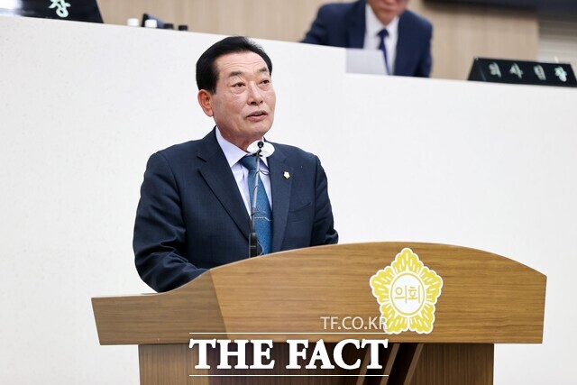 김명진 당진시의원은 26일 5분 자유발언을 통해 대상포진 무료 예방접종의 대상 확대를 강력히 촉구했다. /당진시의회