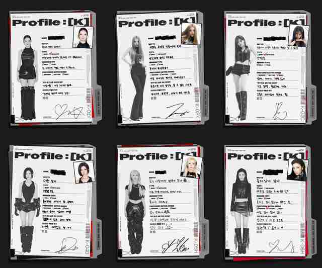 케플러는 손글씨로 적은 프로필로 팬들에게 진솔하게 다가갔다. /클렙