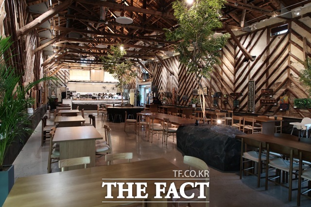 충남 당진시 합덕백쌀카페 내부 전경. /당진시