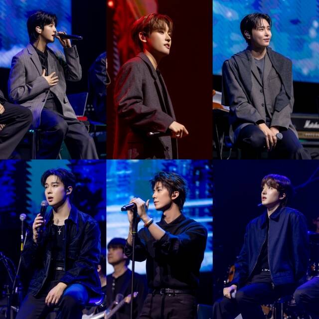그룹 SF9이 스페셜 앨범 'About Love' 발매 기념 미니 라이브를 성공적으로 마무리했다. /FNC엔터테인먼트