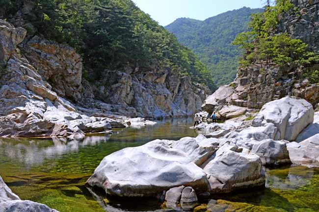 왕피천 생태탐방로. /울진군