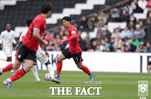 손흥민 이강인 김민재 오현규 등이 포진한 한국의 2026 북중미 월드컵대표팀은 4강 신화를 이룩한 2002 한일월드컵대표팀보다 선수 개개인의 인지도면에서 훨씬 앞서 있다는 평가를 받는다./밀턴킨스=KFA