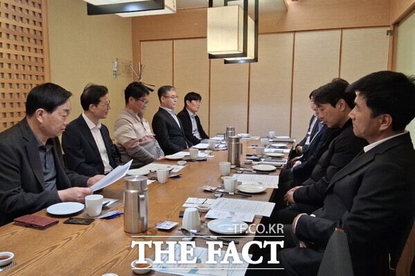 최병수 대전지방조달청장이 30일 지역 언론사 기자들을 초청해 2026년 상반기 언론사 간담회를 개최하고 있다. /대전지방조달청