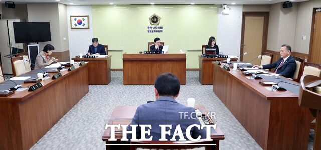 30일 충남도의회 행정문화위원회 제365회 임시회 제1차 회의가 열리고 있다. /충남도의회