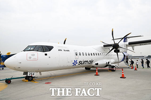 섬에어는 72인승 에이티아르 72-600을 김포-사천 노선에 투입한다. 이 기종은 프로펠러를 돌려 추력을 얻는 터보프롭 항공기다.