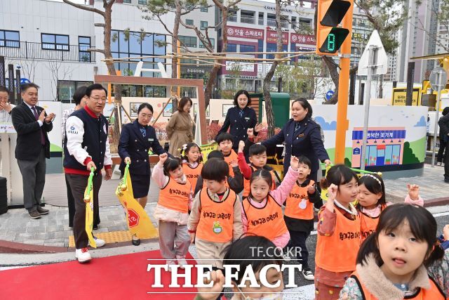 경기 하남시 풍산동 일원 미사숲공원에 조성한 하남 어린이 교통공원. /하남시