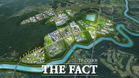 포천시의 포천형 평화경제특구 조감도. /포천시