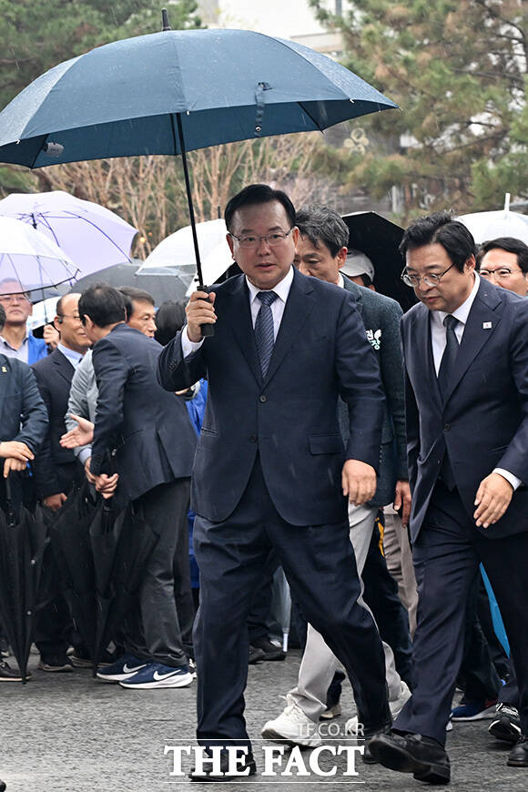 '지금 대구에 필요한 사람' 대구시장 출마선언 한 김부겸 전 총리.
