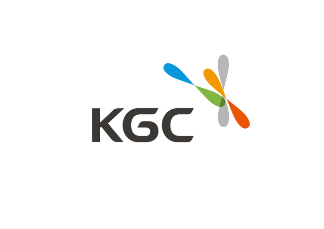 KGC인삼공사가 4월 1일부터 글로벌 도약 의지를 담아 'KGC'로 기업 이미지(CI)를 변경한다. 사진은 리뉴얼된 KGC 새 CI. /KGC인삼공사
