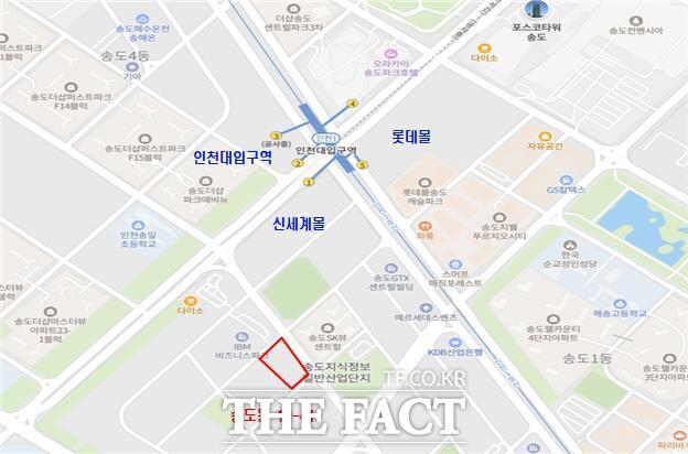 수도권광역급행철도(GTX) B노선 운영 담당 사무소(본사) 위치도 /인천시