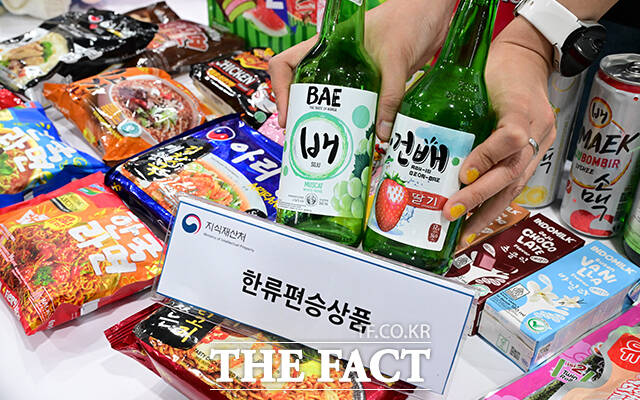 김용선 지식재산처 처장(가운데)이 31일 오후 서울 종로구 정부서울청사에서 'K-브랜드 정부 인증제도' 도입 방안을 발표하고 있다. /임영무 기자