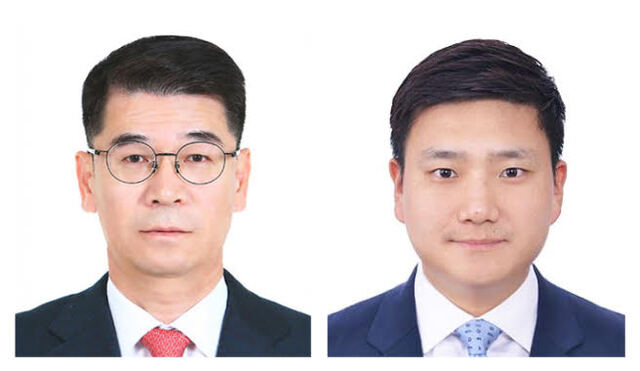 웰컴저축은행이 각자대표 체제를 도입했다. 사진은 박종성 대표이사(왼쪽)와 손대희 대표이사. /웰컴저축은행