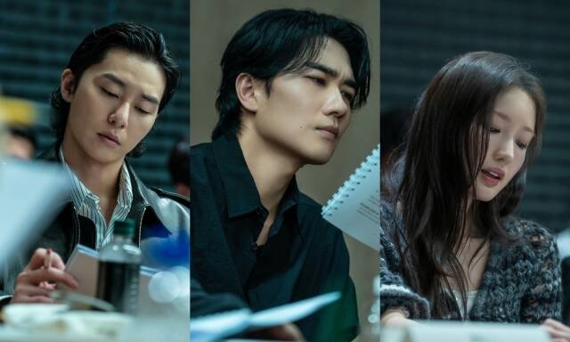 배우 박서준 엄태구 조혜주(왼쪽부터)가 출연하는 '내가 죄인이오'는 2027년 공개된다. /월트디즈니 컴퍼니 코리아